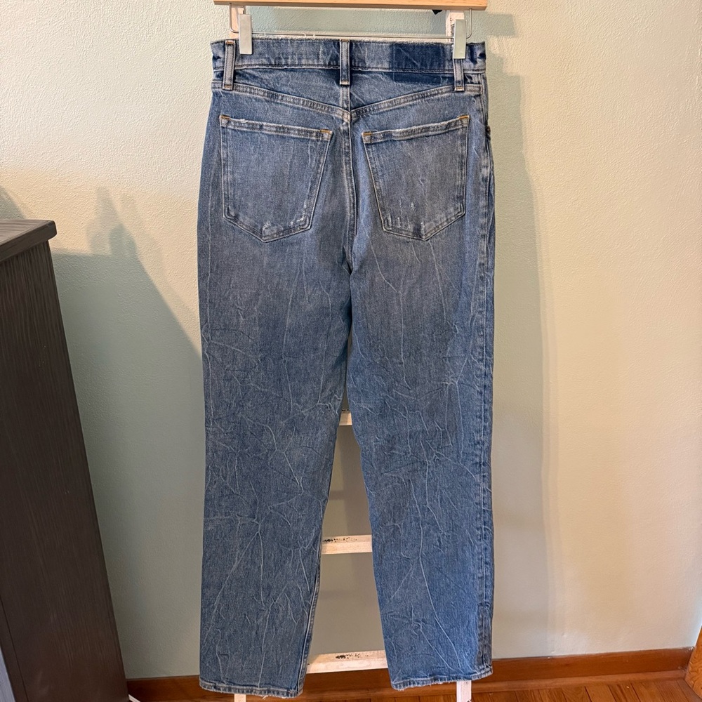 Abercrombie & Fitch Women’s 90’s Straight Leg Jeans Ultra High Rise Size 6/28 - Picture 4 of 10
